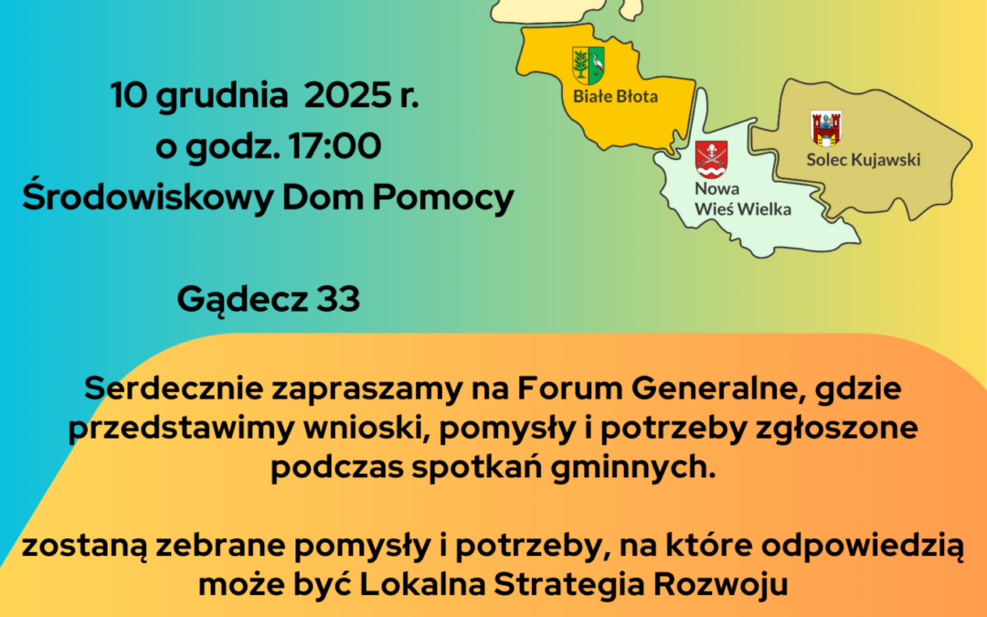 FORUM  GENERALNE – WYNIKI DZIAŁAŃ W RAMACH PLANU KOMUNIKACJI