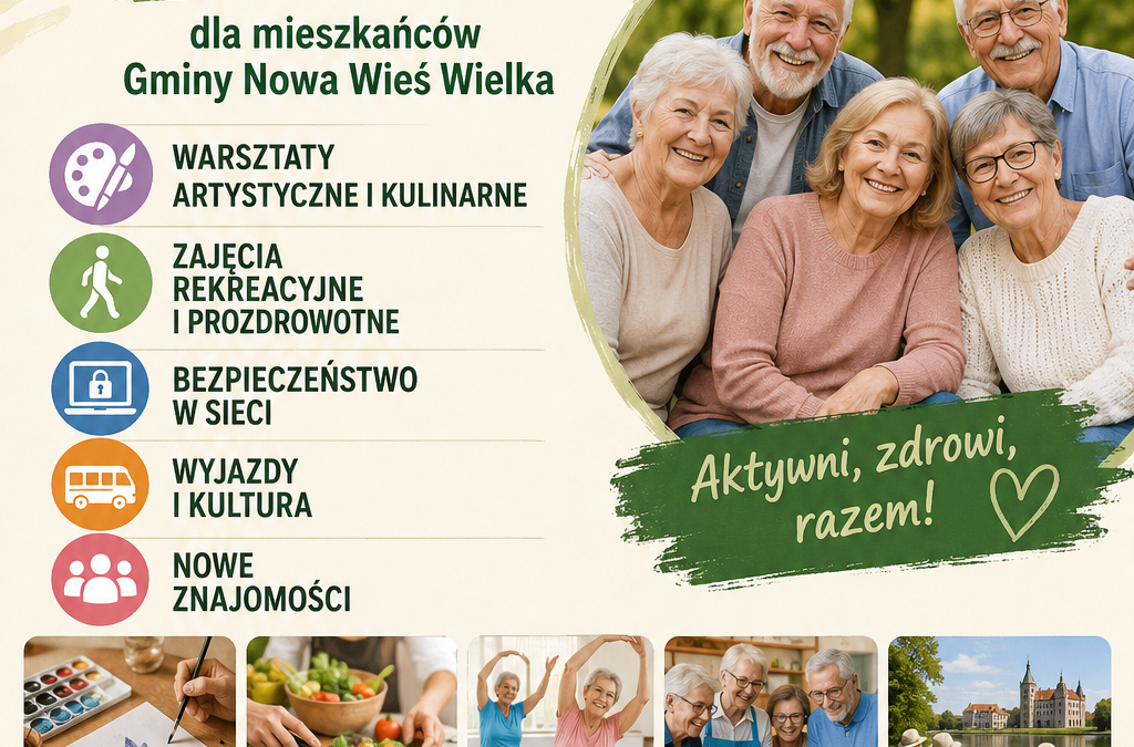 Rekrutacja do Klubów Seniora w gminie Nowa Wieś Wielka
